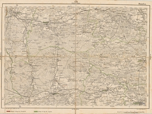 Reymann´s Special-Karte Nr.131 Bunzlau (1830) 1:200.000