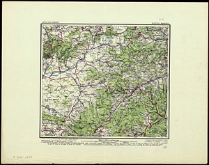 Karte der Vogesen (13) Markirch 1:50.000 (Oktober 1913)