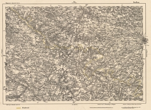 Reymann´s Special-Karte Nr.155 Doullens (1875) 1:200.000