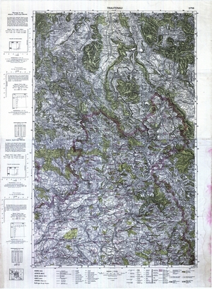 Special-Karte 1:75.000 Böhmen und Mähren (3756) Trutenau / Nachod (1943)
