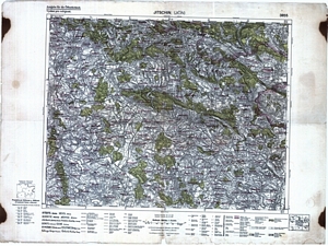 Special-Karte 1:75.000 Böhmen und Mähren (3855) Jitschin / Jicin (1943)