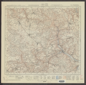 Topographische Karte 1:25.000 (7722) Zwiefalten [ca. 1934, Meßtischblatt]