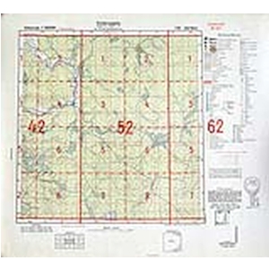Übersichtskarte von Osteuropa 1:300.000 [I62] - Ust Nem (1942) Fliegerausgabe