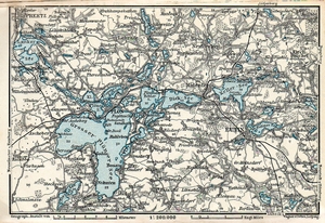Baedeker Handbuch für Reisende Nordost-Deutschland (1892) - Eutin (1:200.000)