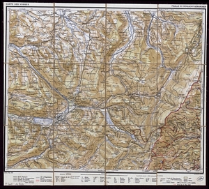 Carte des Vosges (15) Schlucht Gerardmer 1:50.000 (Mai 1922)
