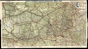 Conti Sonderkarte 1:300.000 - Karte 21U - Ostmark (Südlicher Teil) (~ 1938-1941)