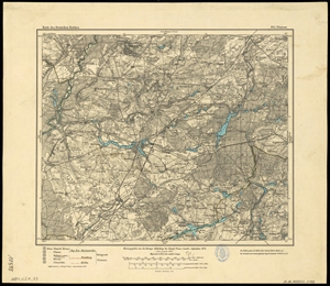 Karte des Deutschen Reichs 1:100.000 (192) Zlotów in Polen [1906]