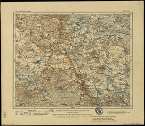 Karte des Deutschen Reichs 1:100.000 (342) Luckau [1908]