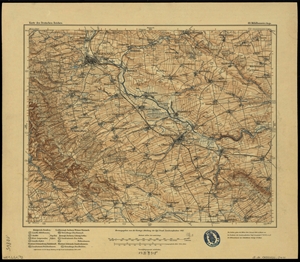 Karte des Deutschen Reichs 1:100.000 (411) Mühlhausen/Thüringen [1912]