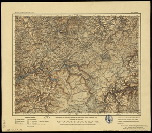 Karte des Deutschen Reichs 1:100.000 (455) Eupen, Region Wallonien in Belgien [1906]