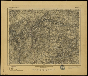 Karte des Deutschen Reichs 1:100.000 (480) Malmedy in Belgien [1910]