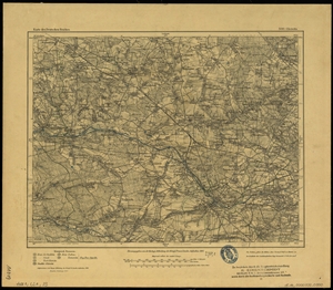 Karte des Deutschen Reichs 1:100.000 (500) Gliwice in Polen [1907]
