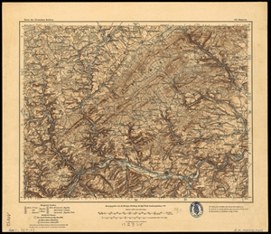 Karte des Deutschen Reichs 1:100.000 (525) Simmern/Hunsrück [1911]