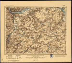 Karte des Deutschen Reichs 1:100.000 (526) Mainz [1911]