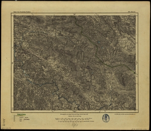 Karte des Deutschen Reichs 1:100.000 (582) Zwiesel [1909]