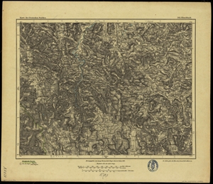Karte des Deutschen Reichs 1:100.000 (583) Hirschbach, jetzt Naturpark Bayerischer Wald [1892]
