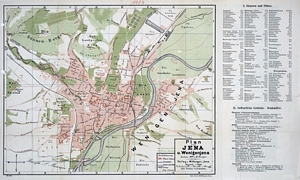 Plan von Jena und Wengenjena 1:10.000 (1900)
